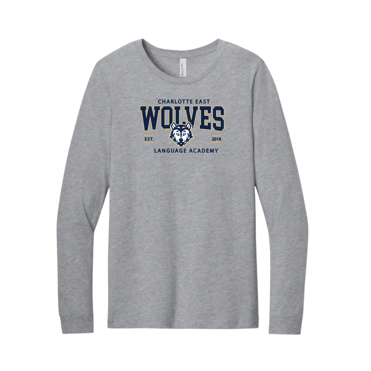 Youth Collegiate Long Sleeve t-shirt